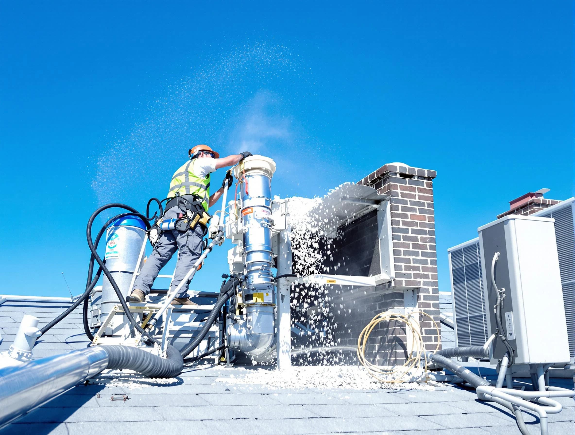 Expert roof dryer vent cleaning by New River Dryer Vent Cleaning in New River