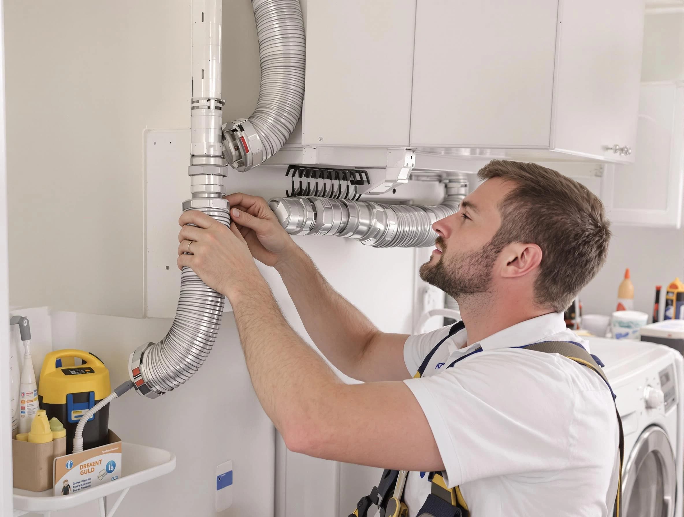 Professional dryer vent repair and installation by New River Dryer Vent Cleaning in New River