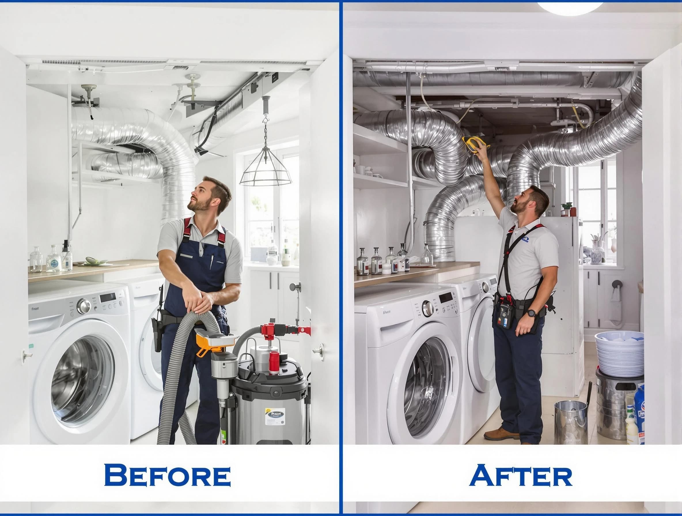 Expert gas dryer vent cleaning by New River Dryer Vent Cleaning in New River