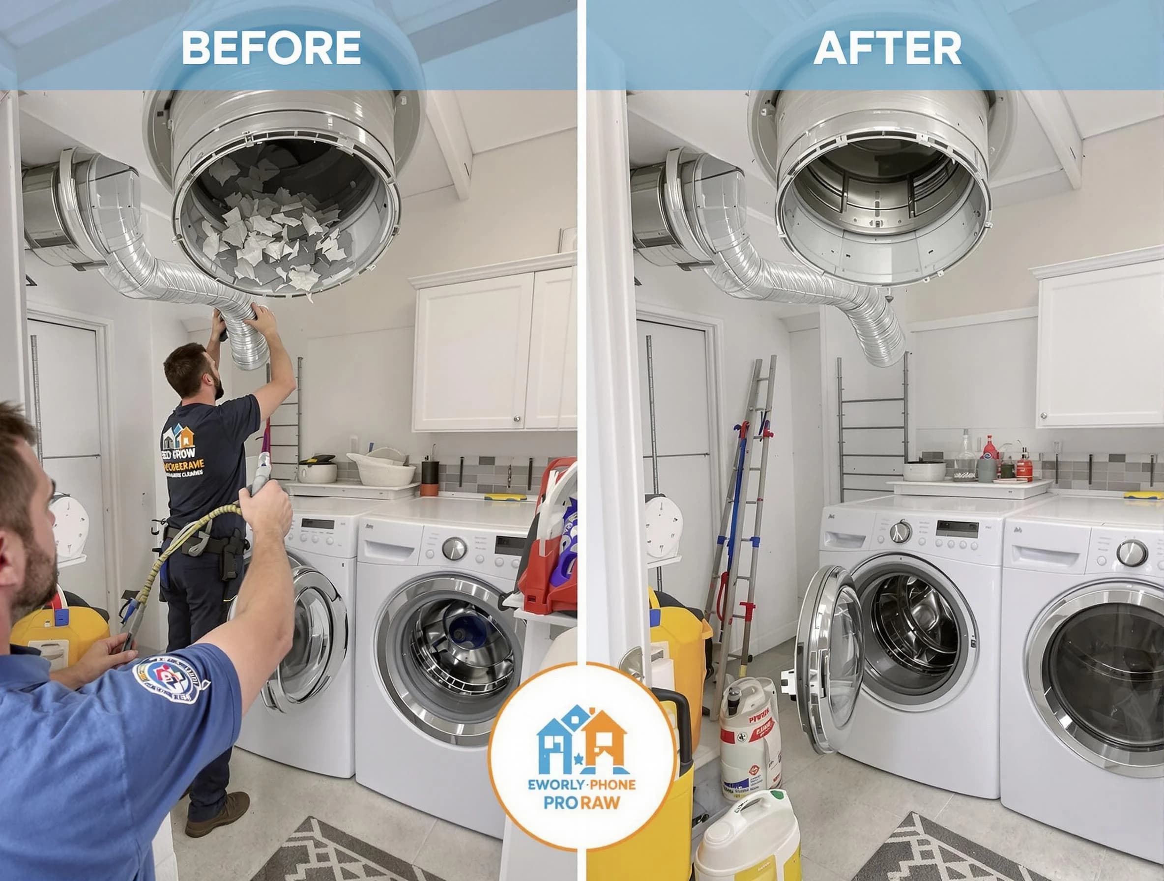 Residential dryer vent cleaning by New River Dryer Vent Cleaning in New River