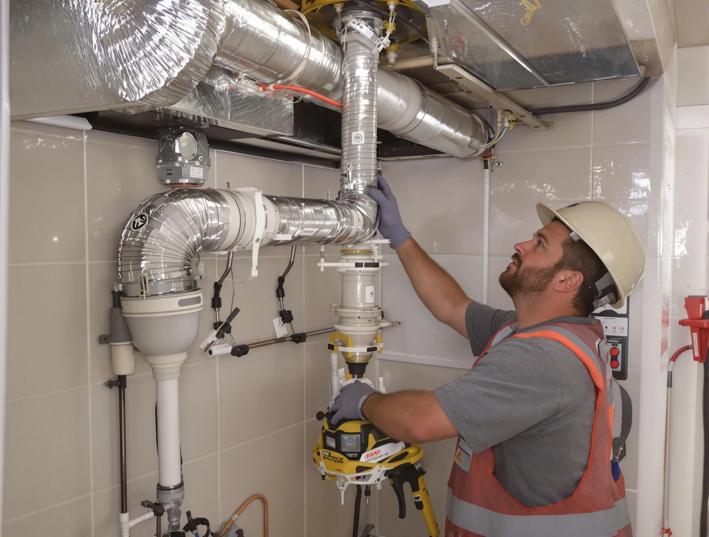New River Dryer Vent Cleaning expert performing professional dryer vent repair and installation in New River