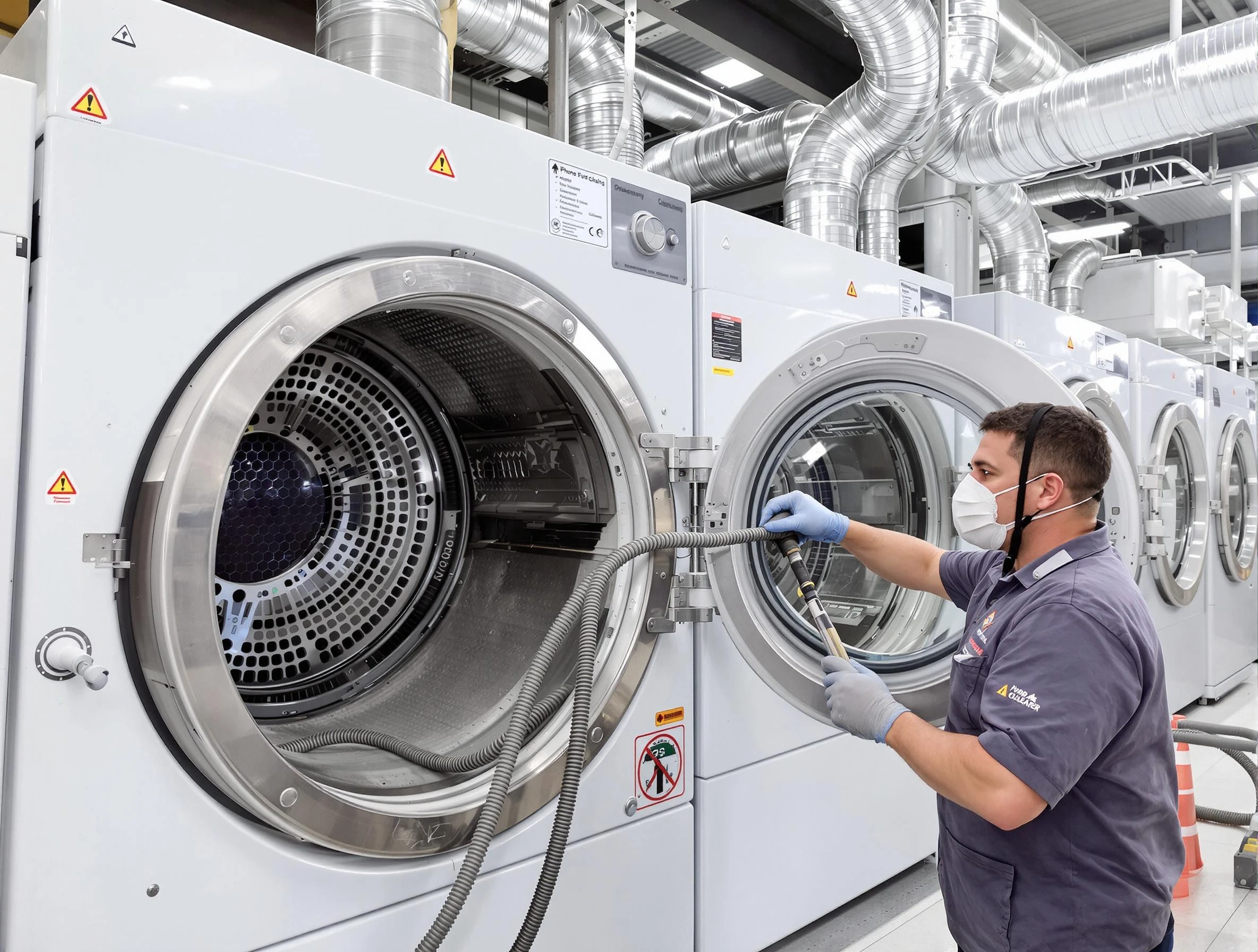 Industrial-grade dryer vent cleaning by New River Dryer Vent Cleaning in New River